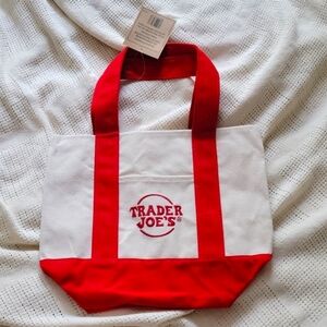Trader Joe's Mini Canvas Tote Bag